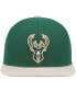 Фото #5 товара Men's Green Milwaukee Bucks Core Side Snapback Hat