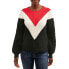 Фото #1 товара Time and Tru Women's Chevron Shaker Pullover size Medium 4-6 size