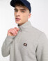 Dickies oakport 1/4 zip sweatshirt in grey Grau Meliert, XL - фото #2