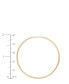 ფოტო #5 პროდუქტის Polished Continuous Hoop Earrings in 14k Gold