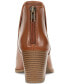 Women's Elizaa Notched Pointed Toe Dress Booties, Created for Macy's Cognac Sm2, 6.5M - фото #5