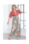 Фото #2 товара Plus Size Havana Colorblocked Maxi Dress