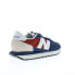 Фото #8 товара New Balance 237 MS237TR Mens Blue Suede Lace Up Lifestyle Sneakers Shoes