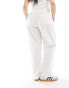 ONLY Curve pull on trouser in white