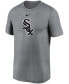 Фото #3 товара Men's Gray Chicago White Sox Large Logo Legend Performance T-shirt