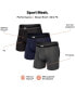 ფოტო #2 პროდუქტის Men's Sport Mesh Slim Fit Boxer Briefs – 3PK