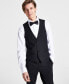 ფოტო #1 პროდუქტის Men's Slim-Fit Faille-Trim Tuxedo Vest, Created for Macy's