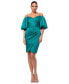 ფოტო #1 პროდუქტის Women's Balloon-Sleeve Off-The-Shoulder Dress