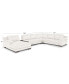 Фото #17 товара Darrium 5Pc Leather Sectional with Console, Created for Macy's