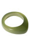 Pyra — Teardrop green jade ring