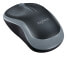 Фото #7 товара Logitech Wireless Mouse M185 - Ambidextrous - Optical - RF Wireless - 1000 DPI - Black - Grey