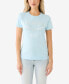 Фото #1 товара Women's Short Sleeve Crystal Wing Horseshoe T-shirt