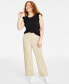 Фото #1 товара Women's Pull-On Chino Pants, Created for Macy's