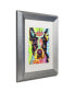 Фото #2 товара Dean Russo 'Boston Terrier Crowned' Matted Framed Art - 14" x 11" x 0.5"