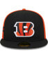 Фото #3 товара Men's Black Cincinnati Bengals Gameday 59FIFTY Fitted Hat