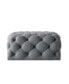 Фото #2 товара Madeline Upholstered Tufted Allover Square Cocktail Ottoman