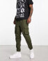 Фото #1 товара Jack & Jones intelligence technical cargo trouser in khaki