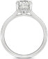 ფოტო #4 პროდუქტის Moissanite Oval Engagement Ring (2-1/3 ct. t.w. DEW) in 14k White Gold