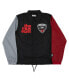 ფოტო #2 პროდუქტის Men's x D.C. United Black Full-Snap Coaches Jacket