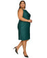 ფოტო #3 პროდუქტის Plus Size Embellished Sleeveless Dress