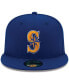 Фото #2 товара Men's Seattle Mariners Alternate 2 Authentic On Field 59FIFTY Fitted Hat