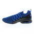 Фото #10 товара Puma Axelion Bubble Graphic 37809801 Mens Blue Canvas Athletic Running Shoes
