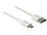 Delock 85148 - 0.5 m - HDMI Type A (Standard) - HDMI Type D (Micro) - 3840 x 2160 pixels - 3D - White
