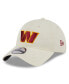 Фото #1 товара Men's Cream Washington Commanders Core Classic 2.0 9TWENTY Adjustable Hat