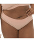 Women's Nude Shade Mesh Hipster Bikini Panty