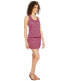 Фото #2 товара Splendid Sleeveless Racerback Cover Up Dress Striped Pink Size XS