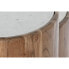 Фото #4 товара Набор из трех столиков DKD Home Decor Мрамор древесина акации 75 x 75 x 25 cm