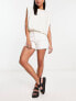 Фото #4 товара & Other Stories Forever raw denim shorts in white