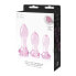 Фото #4 товара Glaze Glass - Rosebud Anal Training Set, 3 Teile