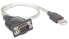 Фото #5 товара IC Intracom USB-A to Serial Converter cable - 45cm - Male to Male - Serial/RS232/COM/DB9 - Prolific PL-2303RA Chip - Equivalent to Startech ICUSB232V2 - Black/Silver cable - Blister - Grey - 0.45 m - RS-232 - USB A - Male - Male