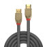 Фото #2 товара Кабель HDMI высокоскоростной Lindy Gold Line 2 м HDMI Type A 48 Гбит/с серый