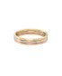 ფოტო #1 პროდუქტის 14K Gold Multi Tone Trio Band