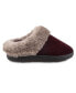 ფოტო #2 პროდუქტის Women's Velour Sabrine Hoodback Slippers