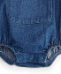 ფოტო #4 პროდუქტის Baby Boys Mickey Mouse T-Shirt & Woven Denim Shortall, 2 Piece Set