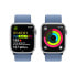 Apple Watch Series 9 Aluminium Silber"Silber 45 mm One Size (145-200 mm Umfang) Winterblau GPS