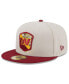 Фото #2 товара Men's Stone, Burgundy Washington Commanders 2023 Salute To Service 59FIFTY Fitted Hat