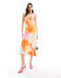 Nobody's Child Ida midaxi dress in watercolour