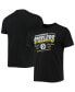 Фото #1 товара Men's Black Pittsburgh Steelers Throwback T-shirt