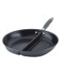 Фото #1 товара Advanced Home Hard-Anodized 12.5" Nonstick Divided Grill and Griddle Skillet