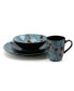 Фото #5 товара Floral Accents Dinnerware Set of 16 Pieces