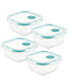 Фото #1 товара Purely Better™ Vented 8-Pc. Glass Food Storage Containers, 17-Oz.