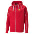 Фото #1 товара Puma Ferrari Race Full Zip Jacket Mens Red Casual Athletic Outerwear 53816402