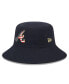 ფოტო #1 პროდუქტის Men's Navy Atlanta Braves 2023 Fourth of July Bucket Hat