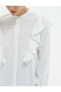 Kadın Giyim Gömlek - 4wak60189uw Kırık Beyaz
