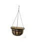 Фото #1 товара Products Flat Iron Series 14-Inch Hanging Basket, Black