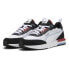 PUMA R22 trainers White / Zen Blue / Silver Mist / Black / Club Red, 41 - фото #2